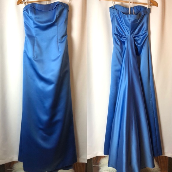 David's Bridal Dresses Davids Bridal Strapless Aline Cascading